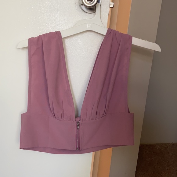Shein medium purple crop top - Picture 3 of 4